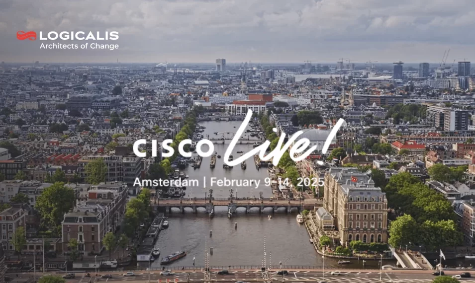 Cisco Live 2025, with Amsterdam in the backdrop